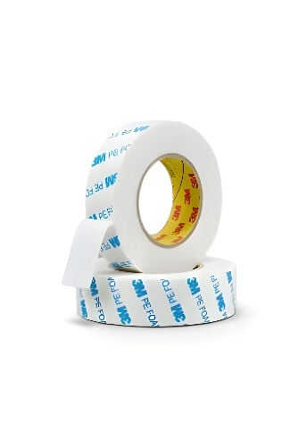 9R110W PE Çift Taraflı Köpük Bant Beyaz 20mm X 10mt