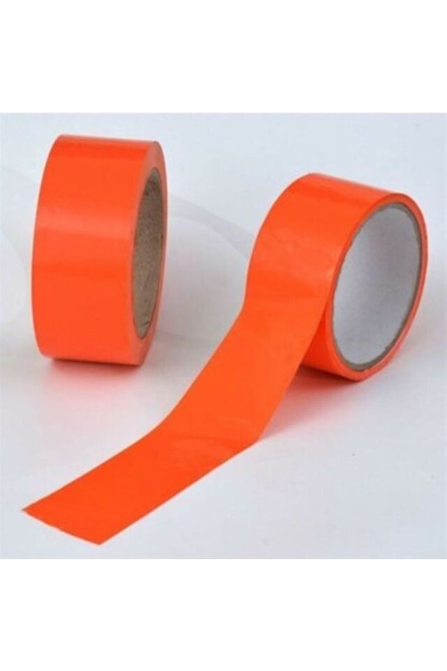 Turuncu Cam Montaj Sabitleme Bandı Pvc Cam Bantı 45mmx30mt