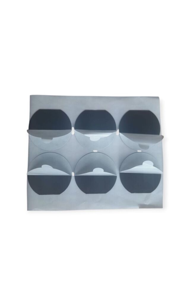 ÇİFTTARAFLI KÖPÜK BANT SİYAH 53MMX 50MM ÇAP DAİRESEL ÖZEL KESİM ( 50 ADET)
