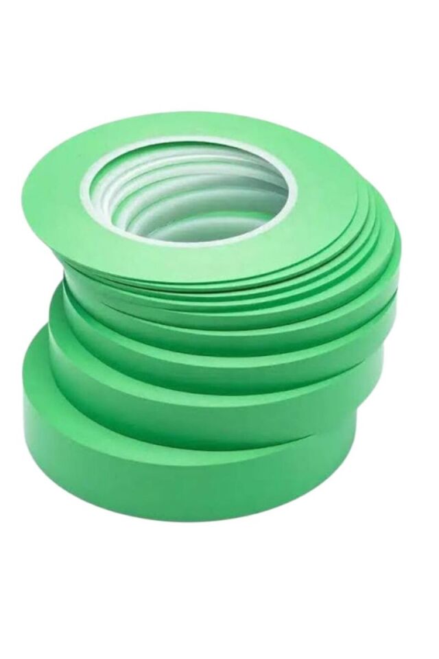 Fine Line Dekoratif Maskeleme Bandı Yeşil Renk Vinil 20mmx55mt