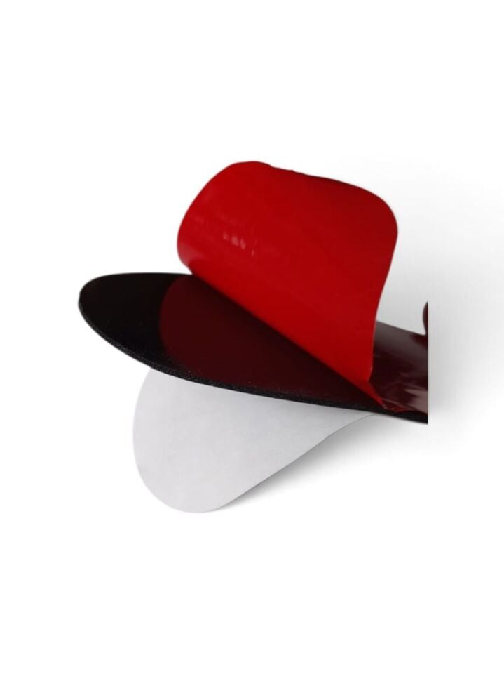 Çift Taraflı Köpük Bant Siyah 10cm x 6cm (100 Adet)