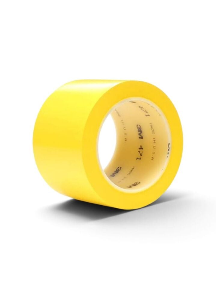 471 Vinil Yer İşaretleme Bandı Sarı 25mm x 33mt